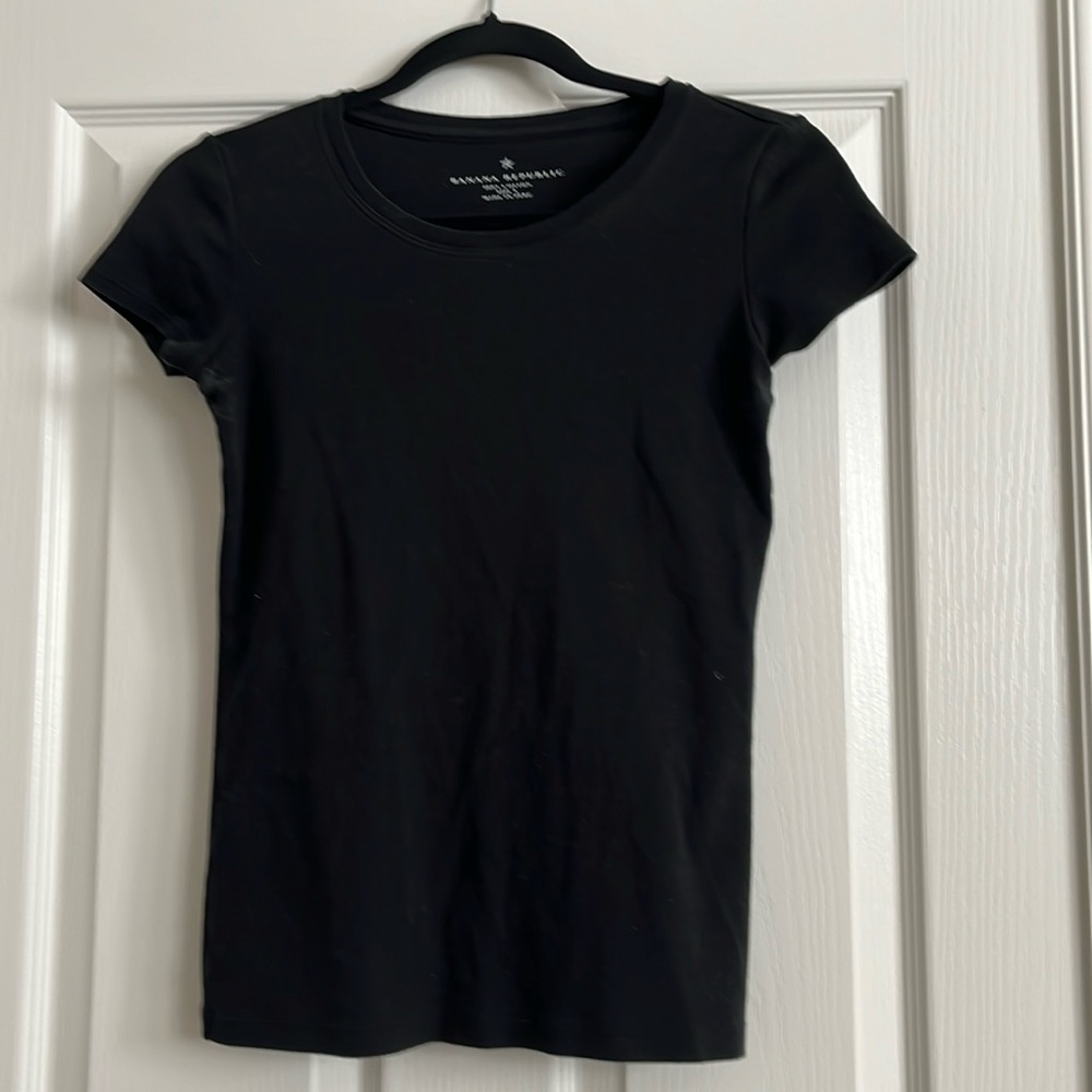 Banana Republic black tshirt short sleeve Size Small